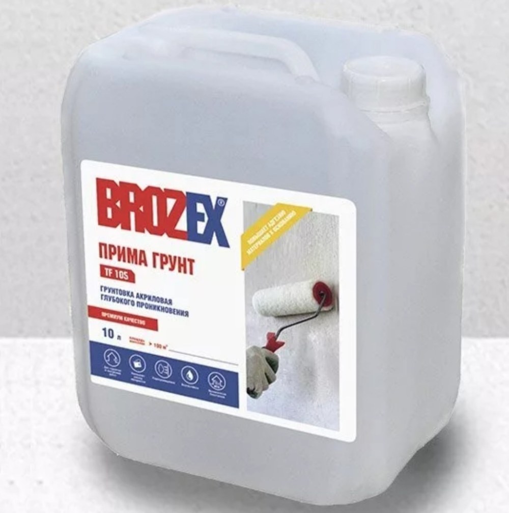 Грунтовка акриловая глубокого проникновения BROZEX