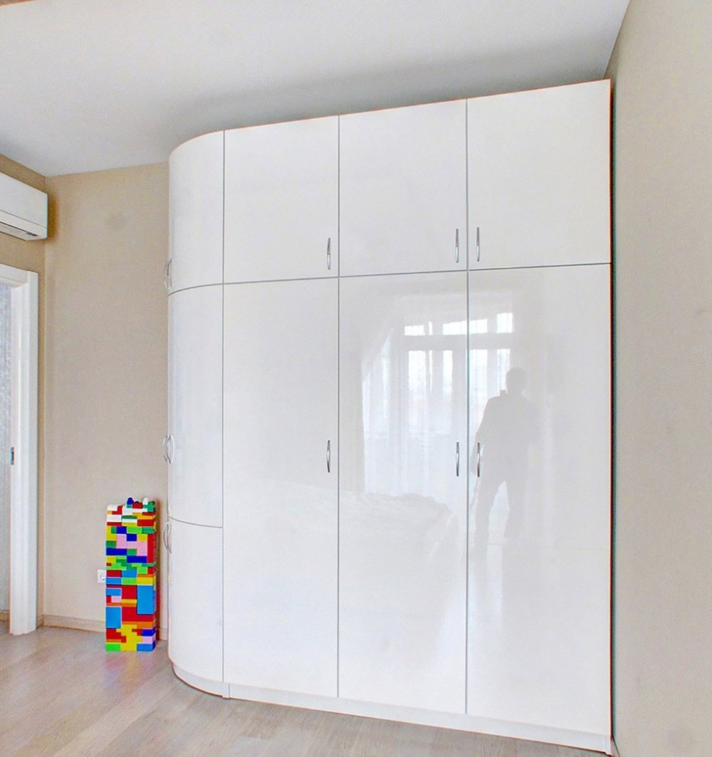 Шкаф угловой ikea белый глянец