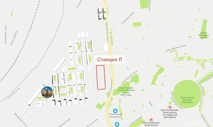 ЖК Люблинский парк генеральный план застройки