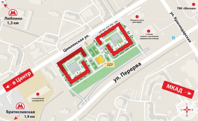 Люблинский парк генплан застройки