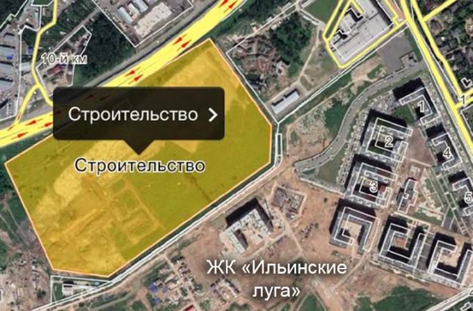 Ильинские Луга план застройки
