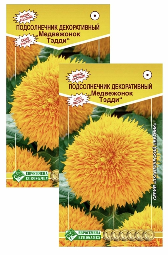 Подсолнечник декоративный Медвежонок