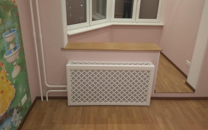 Экран для радиатора Леруа Мерлен