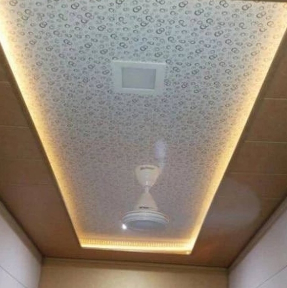 Пластиковый потолок фигурный