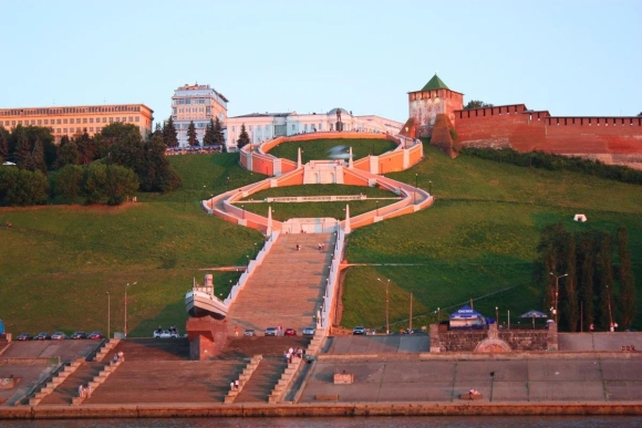 Нижегородский Кремль Чкаловская лестница