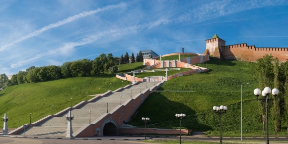 Нижегородский Кремль Чкаловская лестница