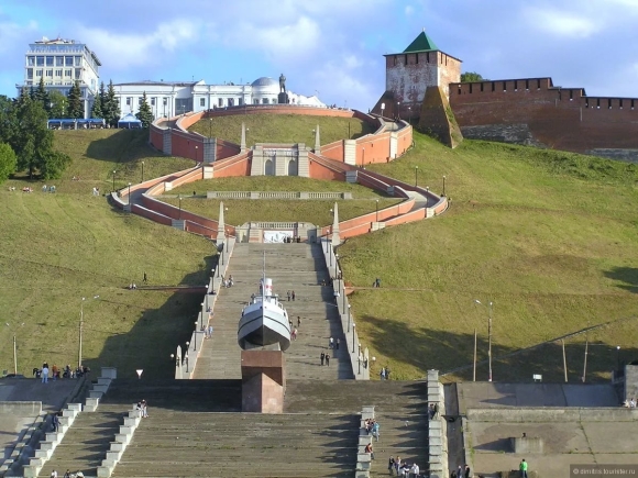 Нижегородский Кремль Чкаловская лестница