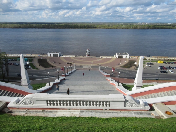 Нижний Новгород лестница Чкалова