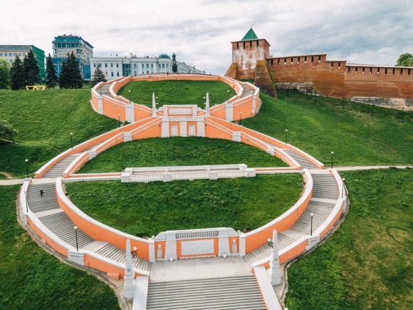 Нижегородский Кремль Чкаловская лестница