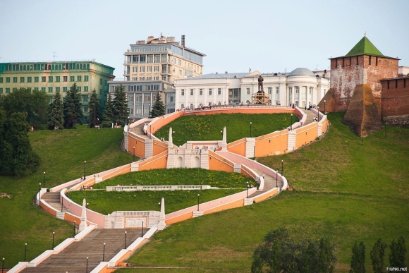 Нижегородский Кремль Чкаловская лестница