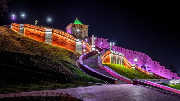 Чкаловская лестница достопримечательности Нижнего Новгорода