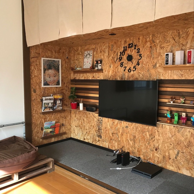 Стеллажи в гараж из OSB плиты