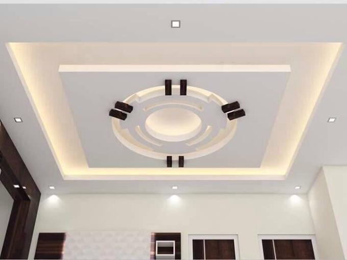 Фигурные потолки из гипсокартона
