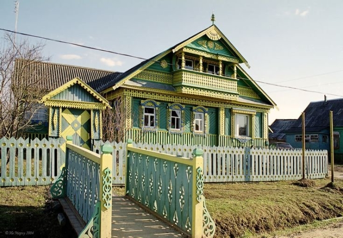 Советский деревянный дом