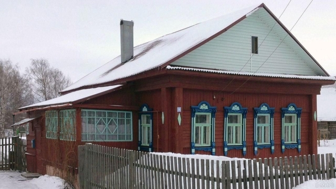 Советский деревянный дом