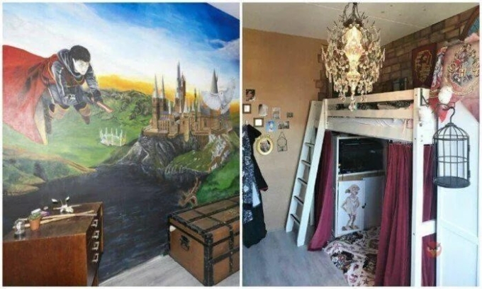 Детская комната в стиле Гарри Поттера