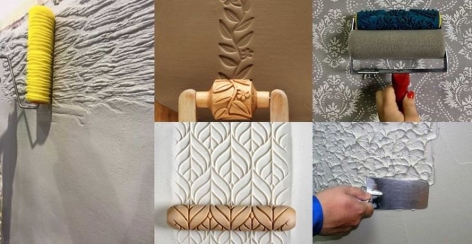 Фактурные валики для покраски