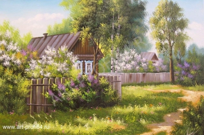 Владимир Жданов домик в сиренях
