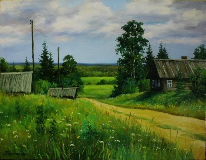 Художник Сергей Курицын пейзажи
