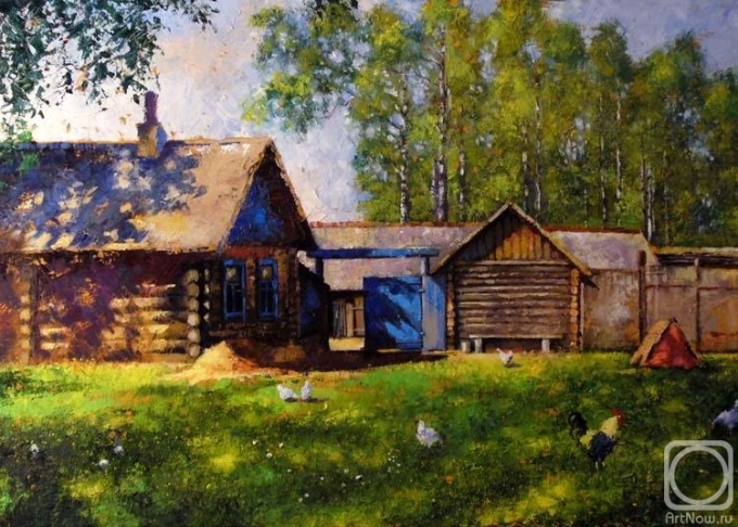 Шишкин Иван Иванович деревенский двор