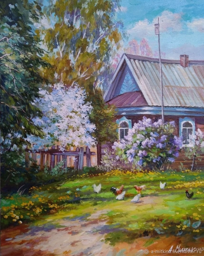 Художник Станислав Брусилов сирень