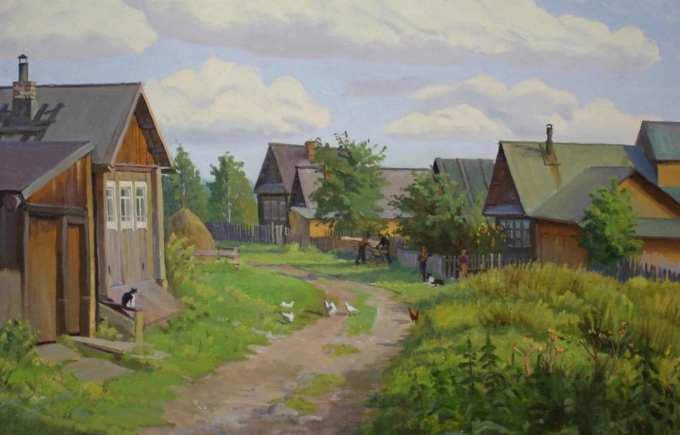 Деревенский пейзаж