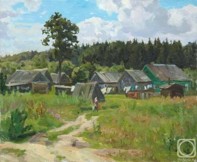 Сельская живопись художника Мазеева