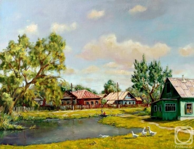 Сельская живопись художника Мазеева
