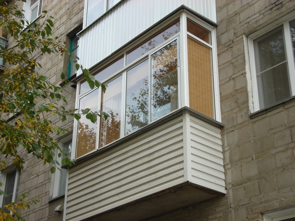 Наружная отделка балкона
