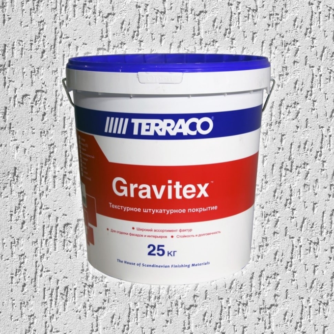 Terraco GRAVITEX декоративная штукатурка
