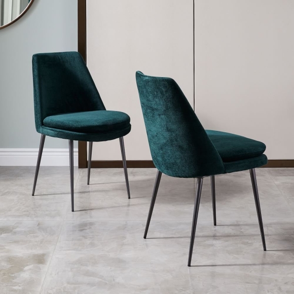 Стулья West Elm Velvet Dining Chair
