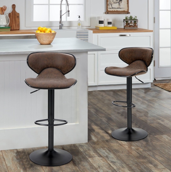 Desiree Swivel Adjustable height Bar Stool