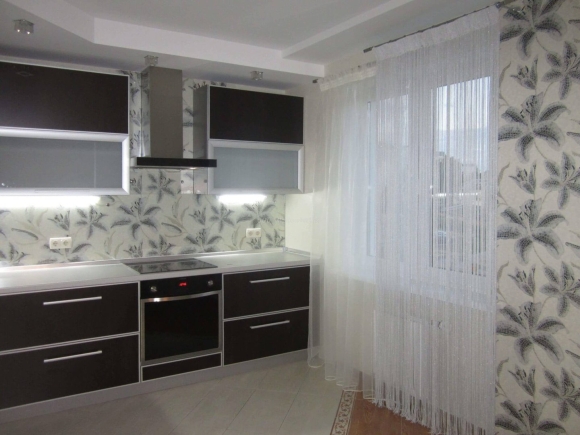 Шторы для черно белой кухни