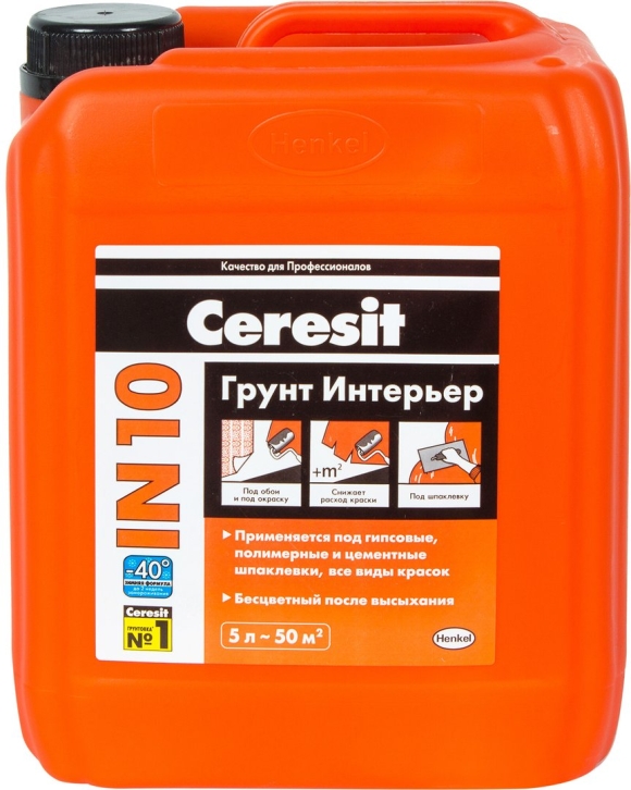 Леруа Мерлен грунтовка Церезит