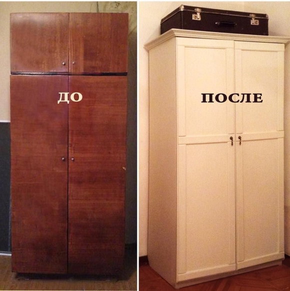 Реставрируем старый шкаф