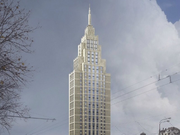 Высотка на Ленинградском проспекте Москвы сталинские