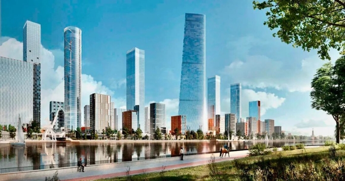 Застройка Северного речного порта Москва