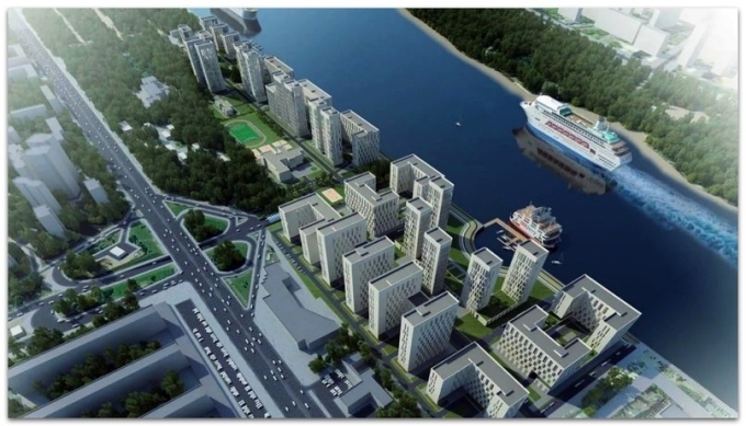 Застройка Северного речного порта Москва