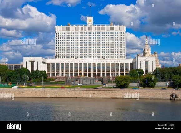 Белый дом здание правительства РФ В Москве