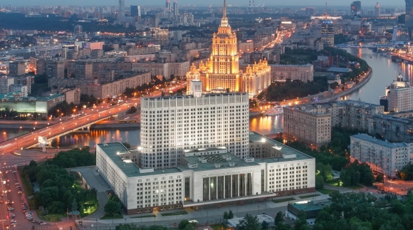 Дом правительства Российской Федерации вид сверху