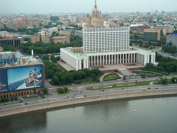 Белый дом здание правительства РФ В Москве