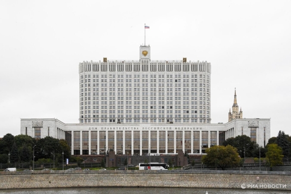 Белый дом здание правительства РФ В Москве