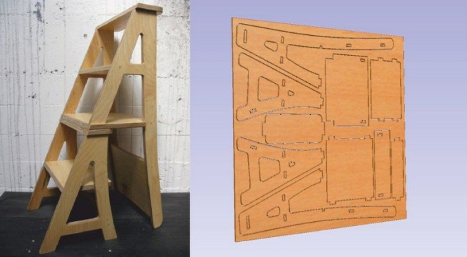 Стул стремянка Stepladder Chair
