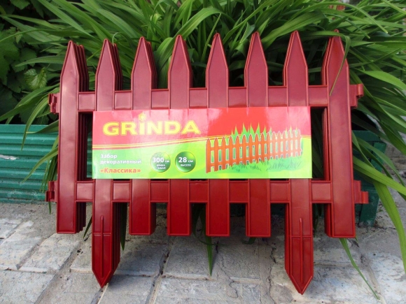 Забор декоративный Grinda