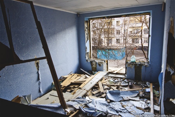 Заброшенные пятиэтажки в Москве