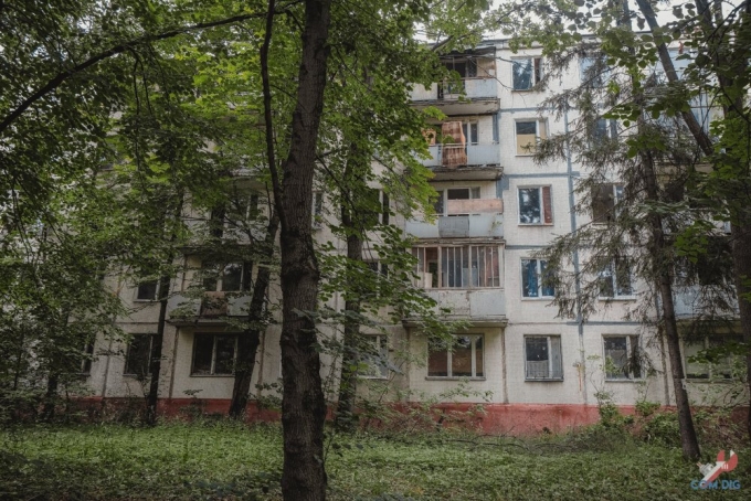 Заброшенный квартал в Москве