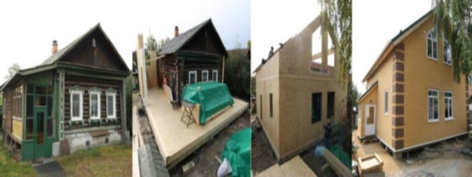 Реконструкция дачного домика
