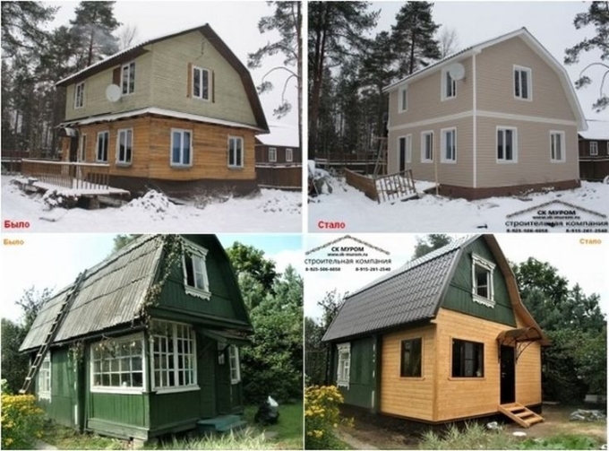 Реконструкция старых дачных домов