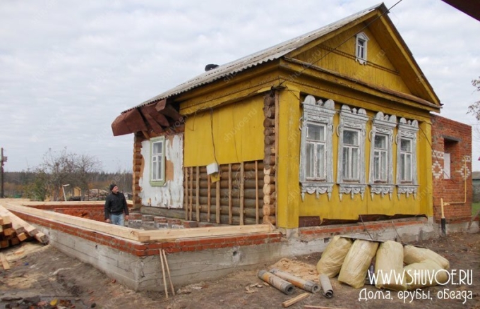 Деревенский дом реконструкция