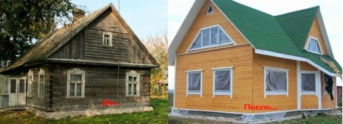 Перестраиваем старый деревянный дом